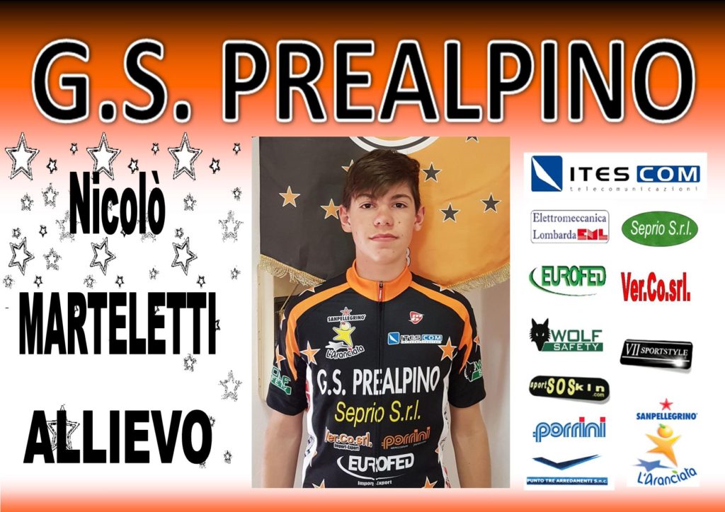 ALLIEVO NICOLO MARTELLETTI ATLETI PREALPINO 2017