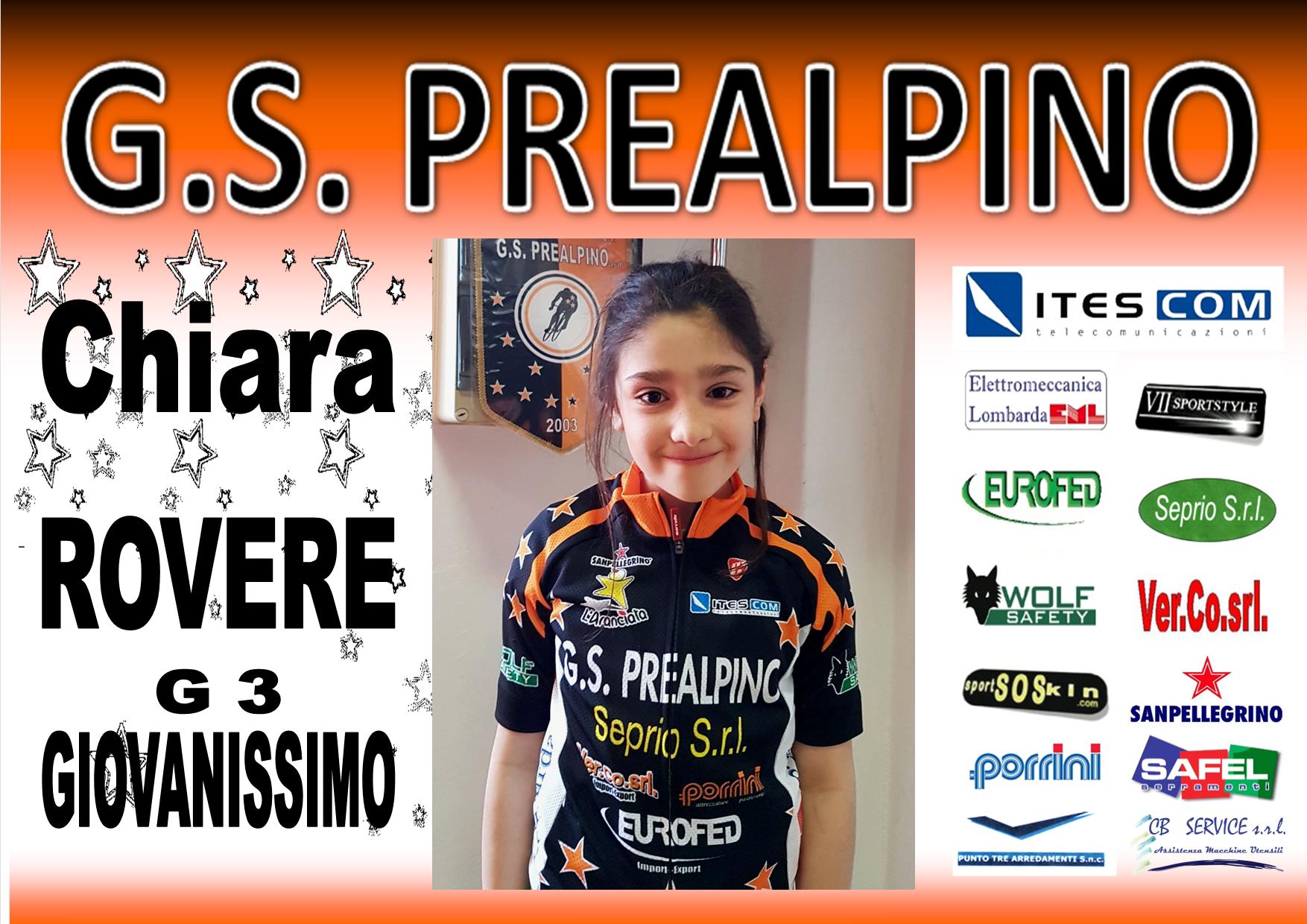 G3 CHIARA ROVERE GIOVANISSIMA PREALPINO 2017