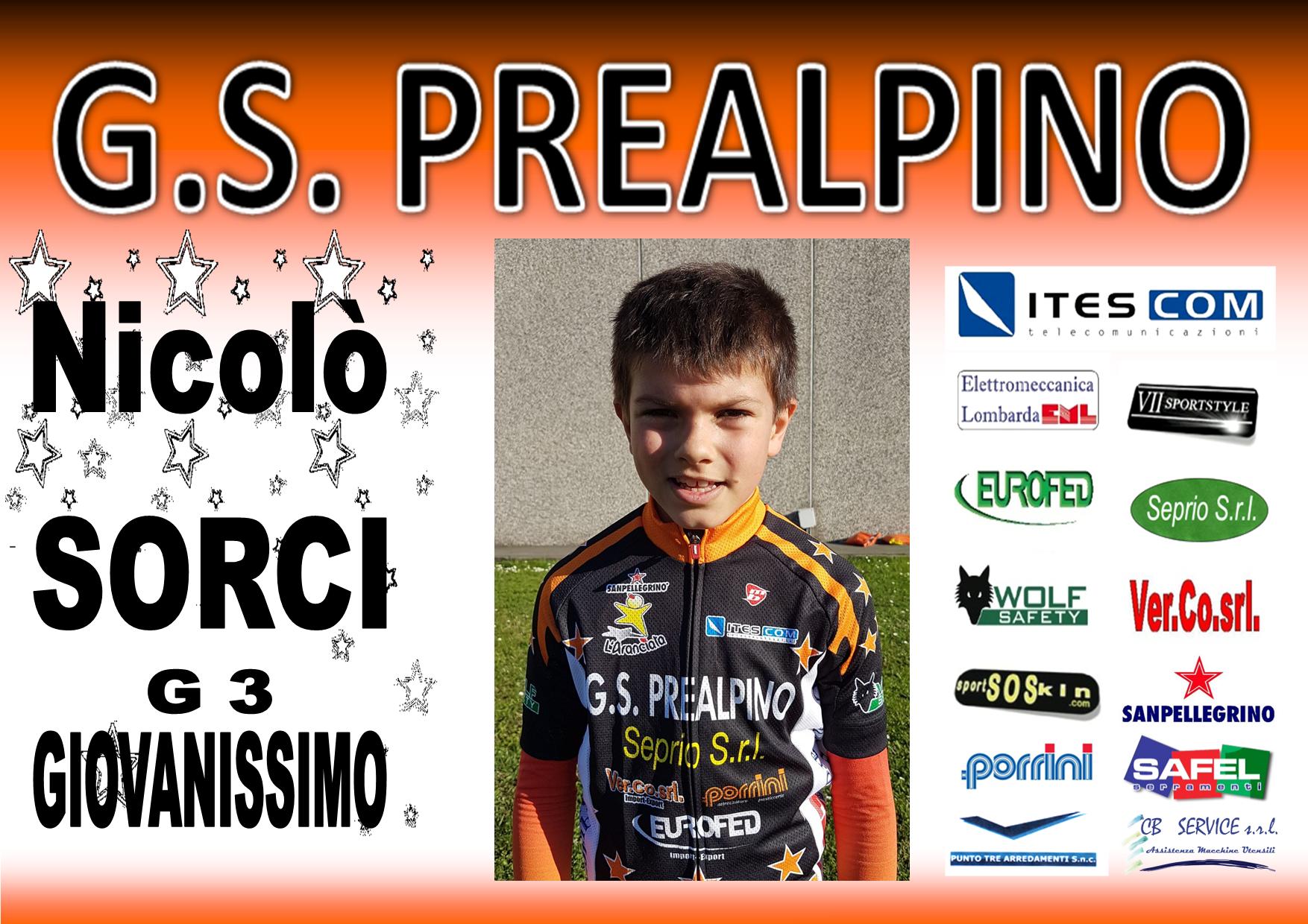 G3 NICOLO SORCI GIOVANISSIMI PREALPINO 2017